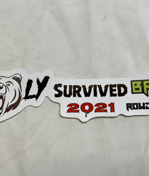 I Barely Survived BRRF 2021 sticker